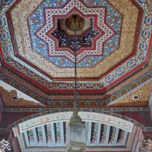 Wonderful ceiling in Bahia Palace